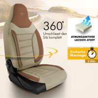 Sitzbezüge passend für Toyota Verso-S in Beige...
