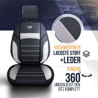 Sitzbezüge passend für Lexus GS in Schwarz Grau