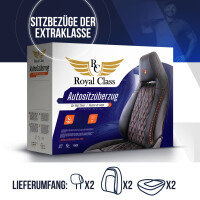 Sitzbez&uuml;ge passend f&uuml;r Kia Venga in Schwarz Blau