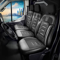Auto Sitzbezüge für VW T5 T6 T6.1 2+1 Sitzbank...