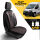 Transporter Sitzbezüge für Fiat Ducato maßgeschneidert 2+1 Sitzbank in Schwarz Rot 1181T002A2R