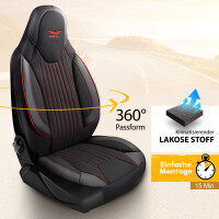 Sitzbezüge passend für Volvo XC40 in Schwarz...
