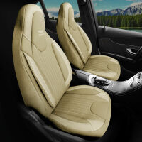 Sitzbezüge passend für Audi Q2 in Beige Pilot 6.3