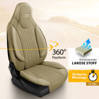 Sitzbezüge passend für Lexus IS in Beige Pilot 6.3