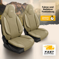 Sitzbez&uuml;ge passend f&uuml;r Mercedes Benz GLA-Klasse Beige Pilot 6.3