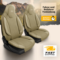 Sitzbez&uuml;ge passend f&uuml;r Mercedes Benz R-Klasse in Beige Pilot 6.3