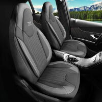 Sitzbezüge passend für Audi A1 in Grau Pilot 6.4