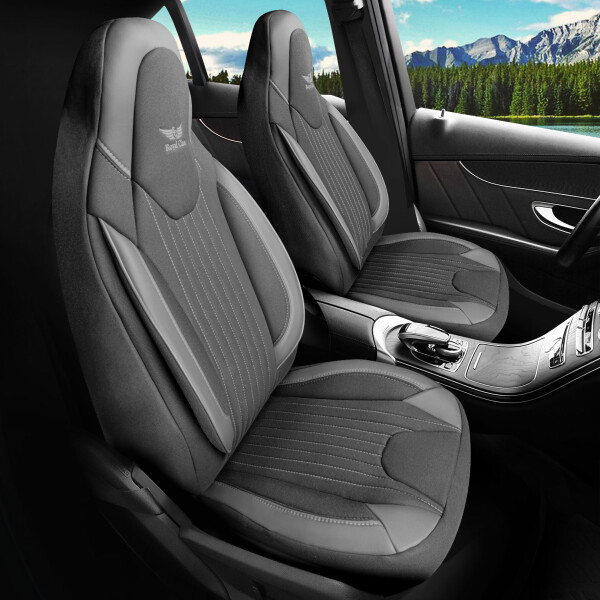 Sitzbezüge passend für Kia Stinger in Grau Pilot 6.4