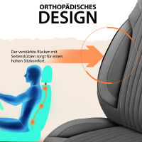 Sitzbez&uuml;ge passend f&uuml;r Roller Team Wohnmobil Caravan in Grau Pilot 6.4