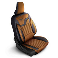 Sitzbez&uuml;ge passend f&uuml;r Peugeot Expert in Braun-Schwarz