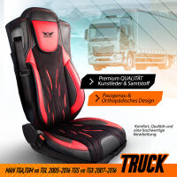 Sitzbezug passend für MAN TGX ab 2007-2016 Schwarz...