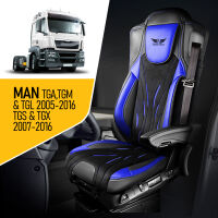 Sitzbezug passend für MAN TGA ab 2005-2016 Schwarz...