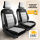 2x Schonbezüge Sitzbezüge passend für Subaru Outback in Grau-Schwarz