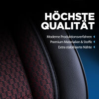 Sitzbez&uuml;ge passend f&uuml;r Citroen Jumpy in Burgunder-Schwarz