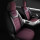 Sitzbezüge passend für Peugeot 307 in Burgunder-Schwarz