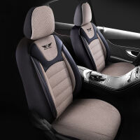 Sitzbezüge passend für Audi Q5 in Beige-Schwarz