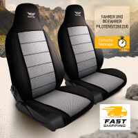 Sitzbez&uuml;ge passend f&uuml;r Suzuki Baleno in Grau-Schwarz Pilot 15.4