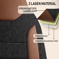 Sitzbez&uuml;ge passend f&uuml;r Citroen C5 in Braun-Schwarz Pilot 14.2