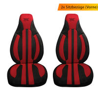 Sitzbez&uuml;ge passend f&uuml;r Daihatsu Sirion in Schwarz-Rot Pilot 10.3