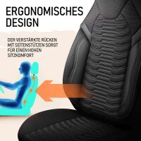 Sitzbezüge passend für BMW 2er in Schwarz 1053P003