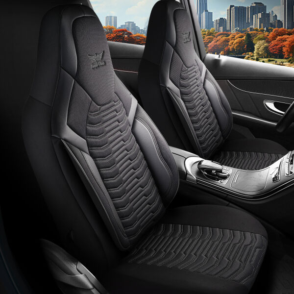 Sitzbezüge passend für Seat Arona in Schwarz 1053P003