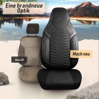 Sitzbez&uuml;ge passend f&uuml;r Toyota Proace in Schwarz 1053P003
