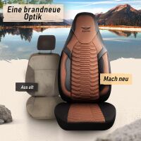 Sitzbez&uuml;ge passend f&uuml;r Suzuki Swift in Braun Schwarz 1053P033