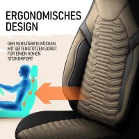 Sitzbezüge passend für Kia Optima in Beige...