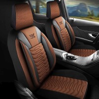 Sitzbezüge passend für Jaguar S-Type in Schwarz...