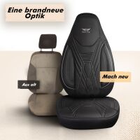 Sitzbez&uuml;ge passend f&uuml;r Mercedes Benz E-Klasse in Schwarz 850P001