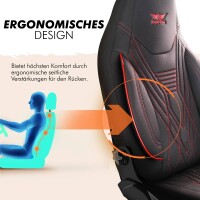 Sitzbezüge passend für Opel Vectra in Schwarz...