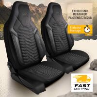 Sitzbez&uuml;ge passend f&uuml;r Bravia Mobil Wohnmobil Caravan in Schwarz 1053P003