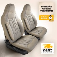 Sitzbez&uuml;ge passend f&uuml;r Knobloch Wohnmobil Caravan in Beige 1098P040