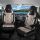 Sitzbezüge passend für Natürliche Reisemobile Wohnmobil Caravan in Beige Schwarz 1098P043