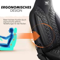 Sitzbez&uuml;ge passend f&uuml;r Mobilvetta Wohnmobil Caravan in Schwarz 1099P001