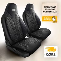 Sitzbez&uuml;ge passend f&uuml;r Tonke Campers Wohnmobil Caravan in Schwarz 1099P001