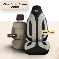 Sitzbez&uuml;ge passend f&uuml;r Globecar Wohnmobil Caravan in Beige 1099P043