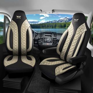 Sitzbezüge passend für Werz Wohnmobil Caravan in Beige 1099P043