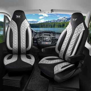 Sitzbezüge passend für Chausson Wohnmobil Caravan in Grau 1099P073