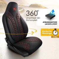 Sitzbezüge passend für Fiat Punto in Schwarz...