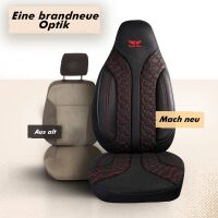 Sitzbez&uuml;ge passend f&uuml;r Suzuki Swift in Schwarz Rot 1099P002