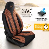 Sitzbezüge passend für BMW 5er in Braun 1099P033