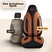 Sitzbez&uuml;ge passend f&uuml;r Seat Altea in Braun 1099P033