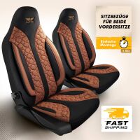 Sitzbez&uuml;ge passend f&uuml;r VW Touareg in Braun 1099P033