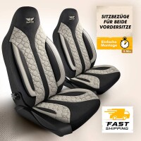 Sitzbez&uuml;ge passend f&uuml;r Fiat Ducato in Beige 1099P043