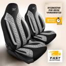 Sitzbez&uuml;ge passend f&uuml;r Mercedes Benz V-Klasse in Grau 1099P073