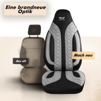 Sitzbez&uuml;ge passend f&uuml;r Seat Alhambra in Grau 1099P073