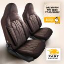 Sitzbez&uuml;ge passend f&uuml;r Audi Q3 in Braun 1098P024
