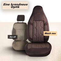 Sitzbez&uuml;ge passend f&uuml;r Peugeot 307 in Braun 1098P024