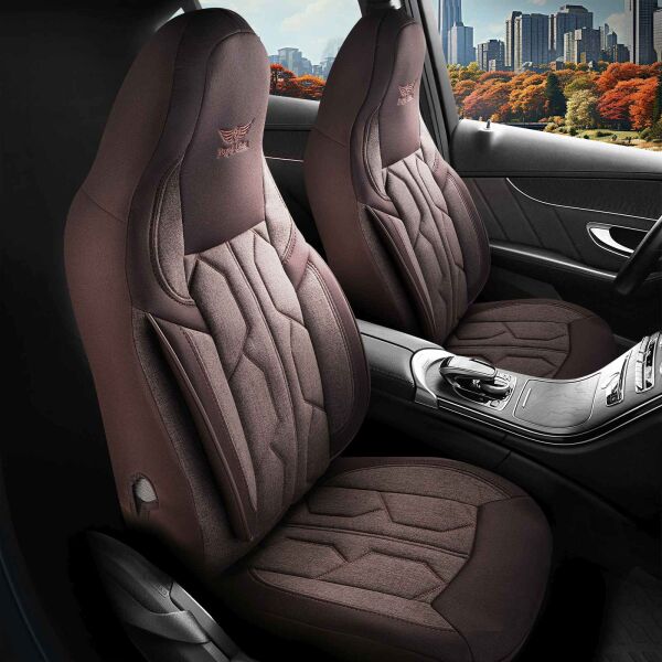 Sitzbezüge passend für Seat Altea in Braun 1098P024